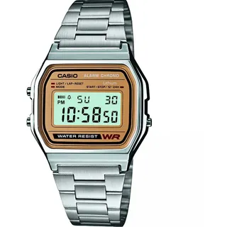Casio A158WEA Edelstahl 33,2 mm A158WEA-9EF