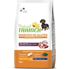 Natural Trainer Sensitive No Gluten Futter für Erwachsene Hunde mit Ente - 2 kg