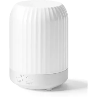Romon Diffuser, 250ML Aroma Diffuser, Ultraschall Ätherische Öle Diffusor Elektrisch mit 7 Farben LED Luftbefeuchter für Wohnung Büro Haus Yoga-weiß