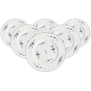 Villeroy & Boch Speiseteller Vieux Luxembourg 26 cm blau/weiß 6er Set