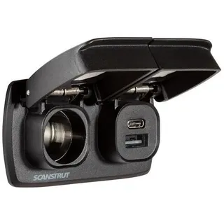 ScanStrut Flip Pro Duo Ladesteckdose, 12v - USB-C