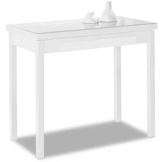 ASTIMESA Küchentisch, Weiß, 90 x 100 cm