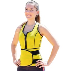 InnovaGoods Damen-M Sportgürtel mit Sauna-Effekt, Gelb