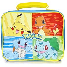 Pokemon Lunchbox Kinder - Isolierte Lunchbag Kids - Kühltasche Klein Schule (Blau)