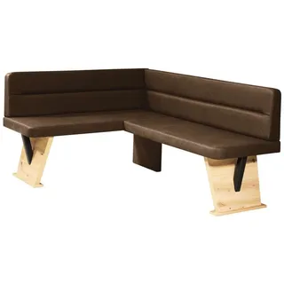 Home Affaire Eckbank »Laros«, Bezug in verschiedenen Qualitäten und Farben, braun