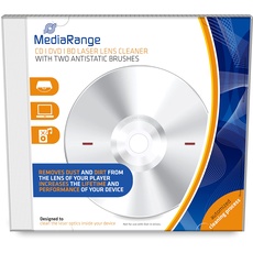 Bild CD|DVD|BD Laser Reinigungs-CD mit antistatischer Bürste, Weiß