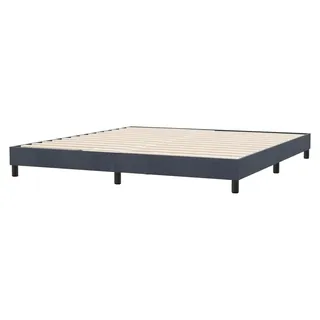 Bettgestell Dunkelgrau 180x220 cm Samt