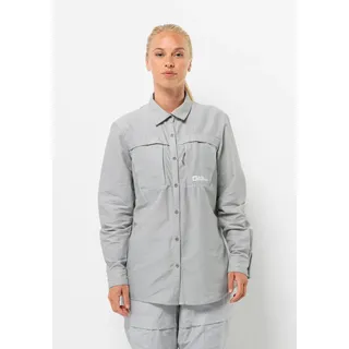 Jack Wolfskin Barrier Langarmhemd - cool grey - L