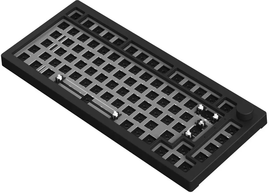 Bild von 5075S RGB 75% Layout Barebone Tastatur, Dark Night schwarz, ISO