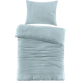 Novel Wendebettwäsche , Salbeigrün , Textil , Uni , 140x200 cm , pflegeleicht, atmungsaktiv, weiche und anschmiegsame Oberfläche, dicht gewebtes Garn , Heimtextilien, Bettwäsche & Leintücher, Bettwäsche, Wendebettwäsche