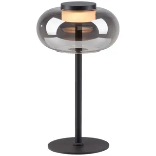 Schöner Wohnen Led-Tischleuchte , Schwarz , Metall, Kunststoff, Glas , 20x33x20 cm , Lampen & Leuchten, Leuchtenserien