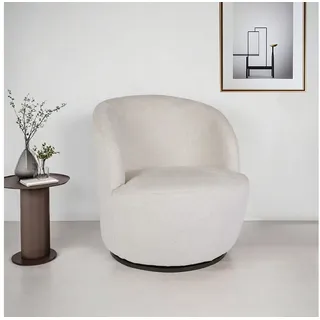OTTO home Drehsessel FRAZEE beige 66 x 70 x 76 cm drehbar