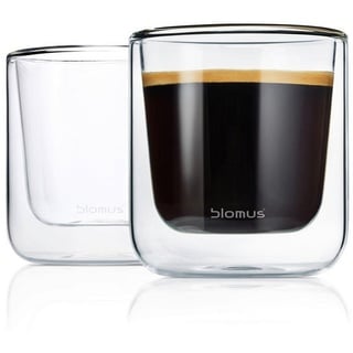 BLOMUS Nero Thermo-Kaffeegläser, 2er Set, 63653,