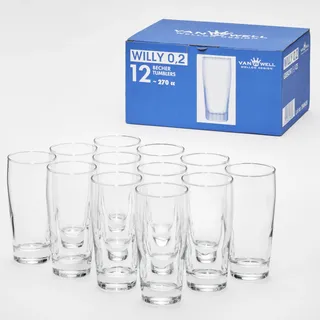 VAN WELL Bierglas 0,28 l 12-tlg.