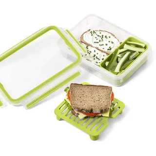 Emsa Lunchbox CLIP & GO grün 1,2 l, 1 St.