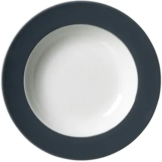 Ritzenhoff & Breker Doppio anthrazit Suppenteller tief 22 cm
