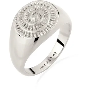 Siegelring KUZZOI "Ring Siegelring Vintage 925 Sterling Silber" Gr. 60, silber, Fingerringe, Herren, 60, Silber 925 (Sterlingsilber), Siegelring