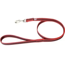 Julius-K9 C&G - Super-grip leash red/grey 20mm/1.0m with handle