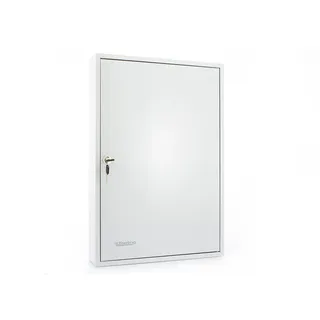 Burg-Wächter KC100HE Robuste Schlüsselschränke mit Doppeltür, grau, 100 Key Hooks