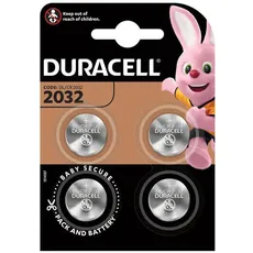 Duracell 2032 Knopfzellenbatterie Lithium 4 Stk