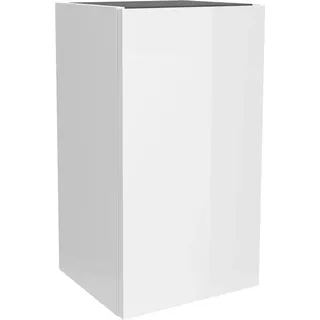 Schrankelement wandhängend ALLIANCE 300 weiß glänzend links / rechts 1 Tür Öffnung mit Push System Tiefe 250 300 x 540 x 250 mm