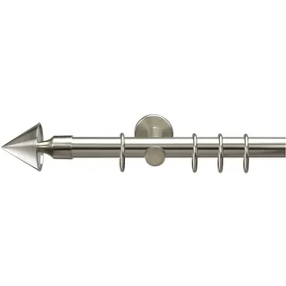 LIEDECO »Kegel« silber silberfarben L:120cm Ø:20mm, Metall, Gardinenstangen, Gardinenstange