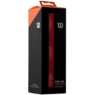 Wilson TRU 32 Indoor-Ball, 3er-Pack, Pickleball Bälle, 32 Löcher, Gleichmäßiger Rückschlag