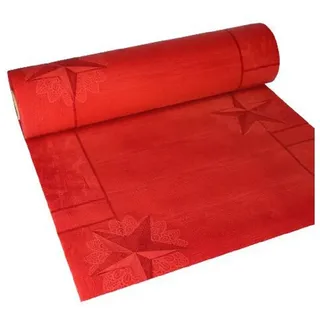 Papstar Tischläufer Rising Star 88167 rot 40,0 cm x 24,0 m