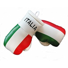 Mini Boxhandschuhe Italien, 1 Paar (2 Stück) Miniboxhandschuhe z. B. für Auto-Innenspiegel