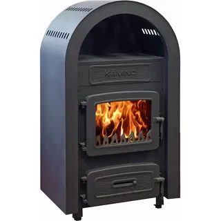 Wamsler Kamino Kaminofen Stahl Schwarz 6 kW