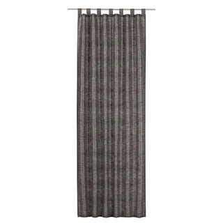 Elbersdrucke Gardine Schlaufenschal Metropolis 07 grau Blickdicht 255 x 140 cm Vorhang mit Schlaufen für Wohnzimmer Schlafzimmer Flur
