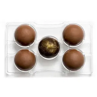 Decora 0050094 PRALINENFORM HALBKUGEL MIT Basis Ø 50-200X120X22 MM