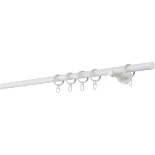 MYDECO Vorhangstange Match 1-läufig Ø 20 mm 250 cm Weiß