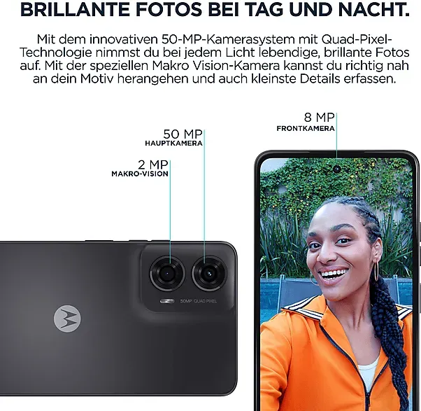 Bild von Moto G24 8 GB RAM 128 GB matte charcoal