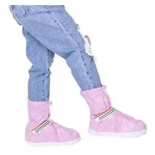 La Vague Überziehschuhe für Kinder mit Lasche Größe: XL Rosa