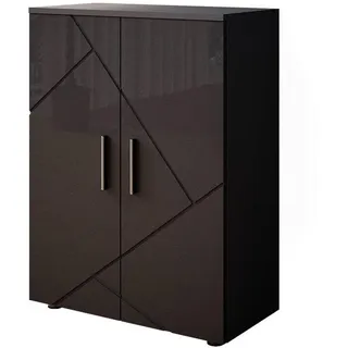 Vicco Midischrank Irma Anthrazit Hochglanz 60 x 81 cm, Model 34524 - Dunkelgrau