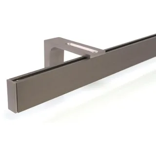 deco-raum Gardinenschiene Loft 1-läufig Ø 16 mm 240 cm Weiß