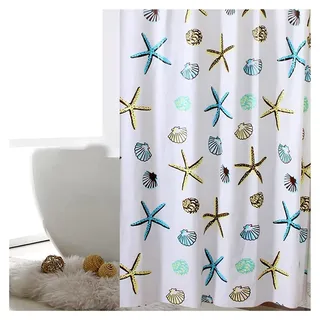 Duschvorhang Antischimmel 220 cm lang, 180x220 cm wasserdicht, waschbar, antibakteriell, PEVA Duschvorhang blau - Blau