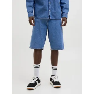 JACK & JONES Iron Original Kurze Hose - Blue denim / Detail Sq 731), - L,