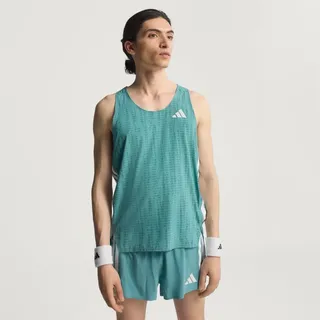 adidas Adizero Running Singlet / Preloved Teal - L
