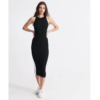 Superdry Edit Racer Knit Kleid - Black - S
