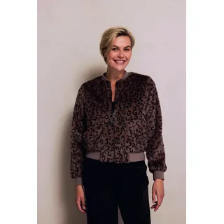 Zhrill Blouson »ZHGIULIA« mit Leoparden-Muster, kurzer moderner Schnitt