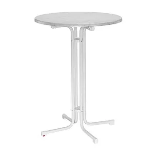 MFG Klapptisch Werzalit Ø 80 x 115 cm weiß