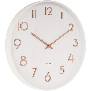 Karlsson Wanduhr Pure - Weiß - Ø60cm