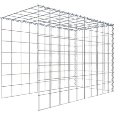 Bild Gabione, silbergrau, Maschenweite 10 cm x 10 cm