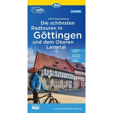 ADFC-Regionalkarte Die schönsten Radtouren in Göttingen und dem Oberen Leinetal