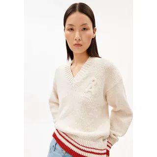 ICONIC Å COLLEGE STRICKPULLOVER | Bio-Baumwoll-Mix - mehrfarbig (S)