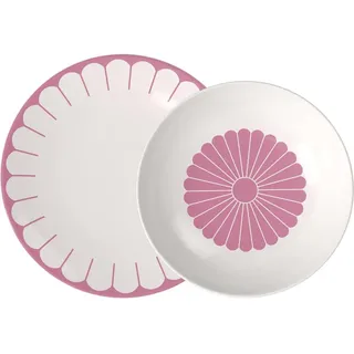 Villeroy & Boch Fleur Couleur Tafelservice 12-tlg. pink (cassis)