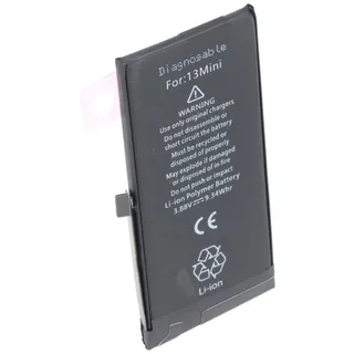 AccuCell Akku passend für Apple iPhone 13 Mini, diagnostizierbar, Li-Polymer, 3,88V, 2406mAh, 9,3Wh, ohne Werkzeug
