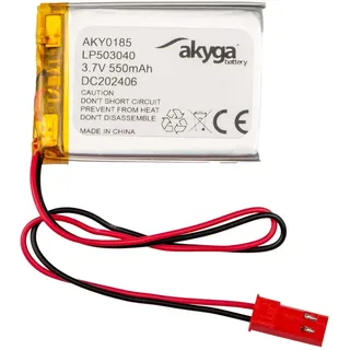 Akyga Li-Po Akku 3,7V/550mAh Silber